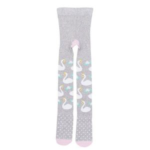 Billy Loves Audrey - Tights - Swan - Socks & Tights - Bmini | Design for Kids