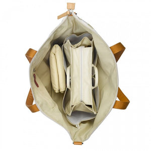 Storksak Noa - stripe fawn diaper bag - Diaper bags - Bmini | Design for Kids