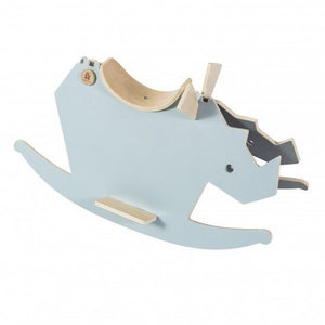 Sebra - Wooden rockinghorse - I Rock - cloud blue/grey - Toy rocking - Bmini | Design for Kids