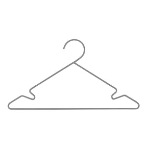 Sebra - Metal hangers - 3 pieces - Grey - Dolls accessories - Bmini | Design for Kids