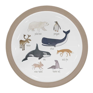 Sebra - Melamine plate - Arctic Animals - Eat - Bmini | Design for Kids