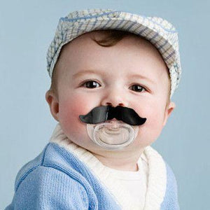 Fred & Friends - Mustache Pacifier (0 to 6m) - Pacifier - Bmini | Design for Kids