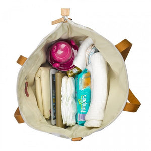 Storksak Noa - stripe fawn diaper bag - Diaper bags - Bmini | Design for Kids