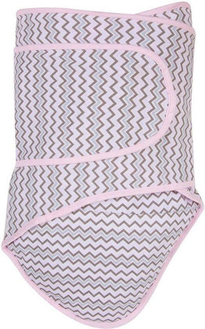 Miracle Blanket - Swaddling Blanket - Pink Chevron - Swaddling Blanket - Bmini | Design for Kids