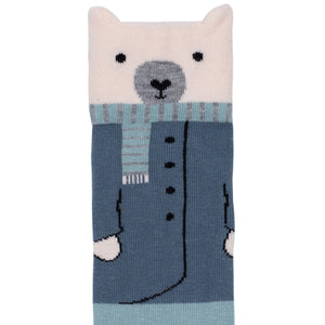 Billy Loves Audrey, Knee hi socks Bear - Socks & Tights - Bmini | Design for Kids