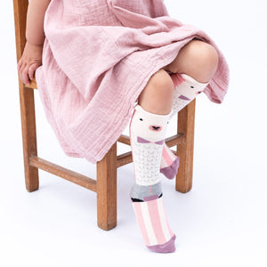 Billy Loves Audrey - Knee hi socks - Lama - Socks & Tights - Bmini | Design for Kids