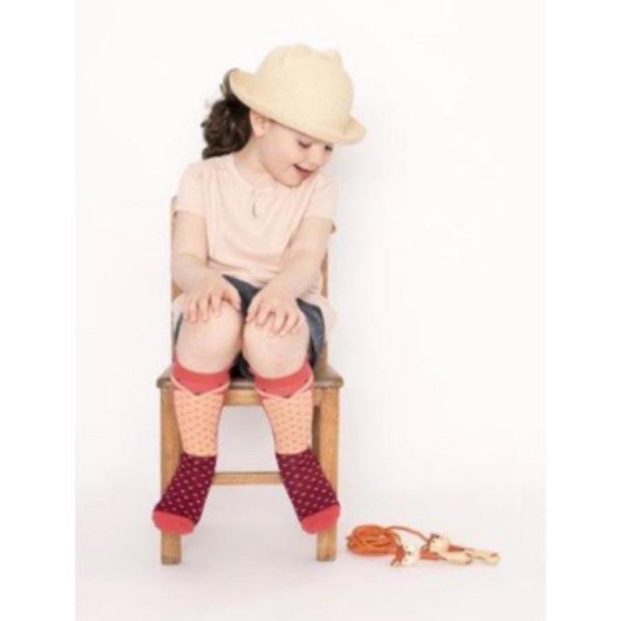 Billy Loves Audrey - Knee hi socks - Fox - Socks & Tights - Bmini | Design for Kids