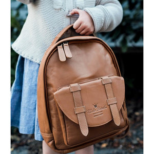 Elodie Details - Backpack Mini - Chesnut leather - Backpack - Bmini | Design for Kids