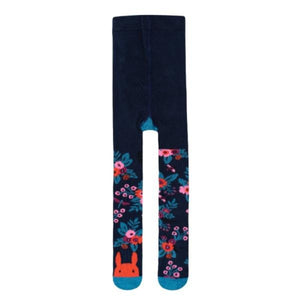 Billy Loves Audrey - Tights - Garden - Navy - Socks & Tights - Bmini | Design for Kids