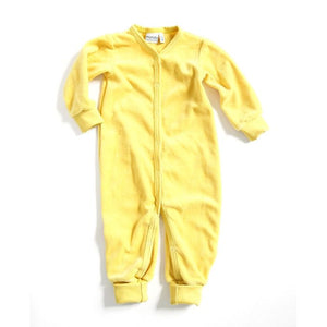Mundo Melocotòn - Playsuit Velvet - Yellow - Clothing-Playsuit - Bmini | Design for Kids