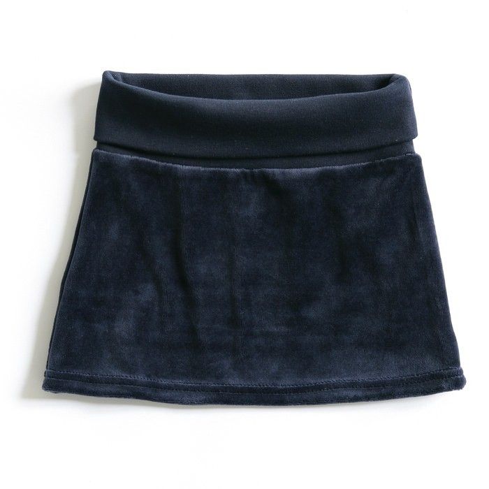 Mundo Melocotón - Skirt Velvet - Retro Blue - Clothing-Skirt - Bmini | Design for Kids