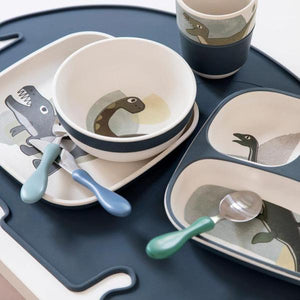 Sebra - Baby cutlery - Pine green - Cutlery - Bmini | Design for Kids