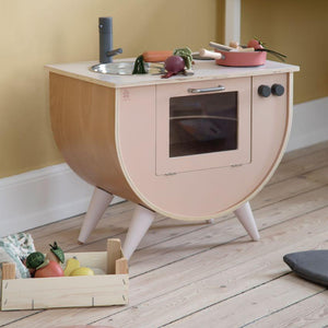 Sebra - Play kitchen - Sunset pink - Kitchen - Bmini | Design for Kids