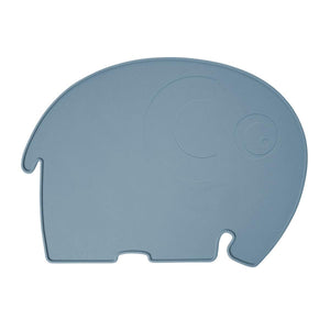 Sebra - Silicone placemat - Fanto the elephant - Royal blue - Eat - Bmini | Design for Kids
