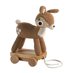 Sebra - Pull-along toy - Crochet - Deer - Pull toy - Bmini | Design for Kids