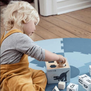 Sebra - Wooden shape sorter - Dino - Sorting toy - Bmini | Design for Kids