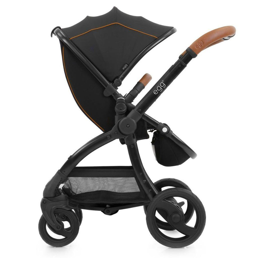 EGG - Stroller -  Espresso Black Fabric on Black Frame - Stroller - Bmini | Design for Kids