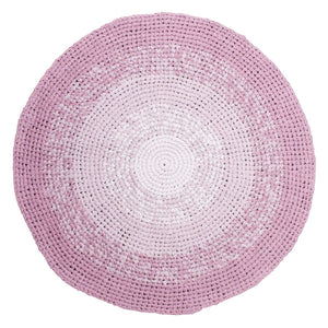 Sebra - Crochet floor mat - gradient rose - Rug - Bmini | Design for Kids