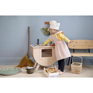 Sebra - Apron and hat - Dusty pink - Kitchen - Bmini | Design for Kids