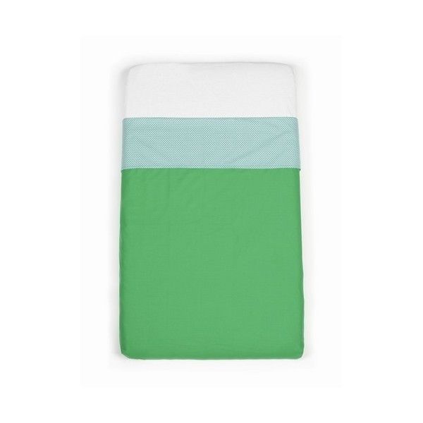 Mundo Melocoton - Green cot sheets (120x150) - Bedding - Bmini | Design for Kids