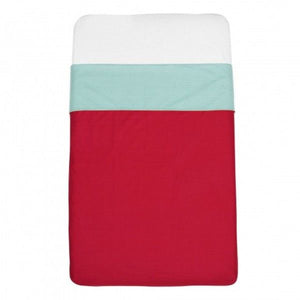 Mundo Melocoton - Red cot sheets (120x150) - Bedding - Bmini | Design for Kids
