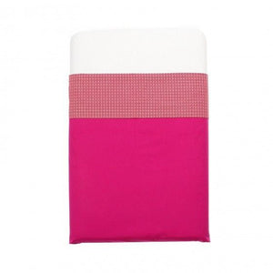 Mundo Melocoton - raspberry pink cot sheets (120x150) - Bedding - Bmini | Design for Kids