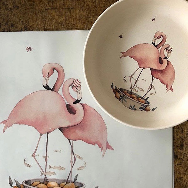 Konges Sløjd - Placemat - Flamingo