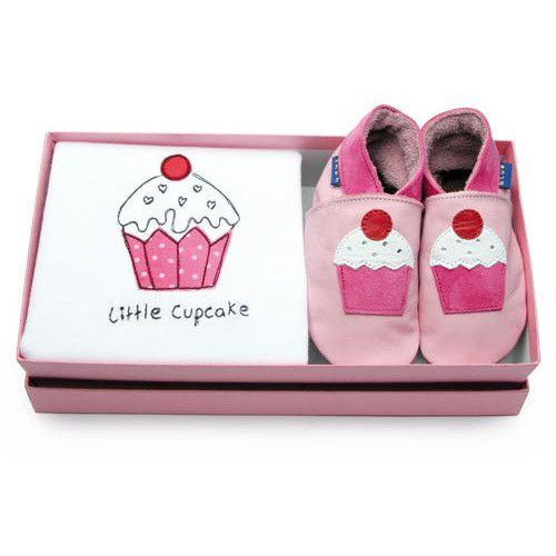Baby Shoes Little Cupcake Gift Set - Inch Blue - Shoes - Bmini | Design for Kids