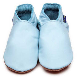 Baby Shoes Plain Baby Blue - Inch Blue - Shoes - Bmini | Design for Kids