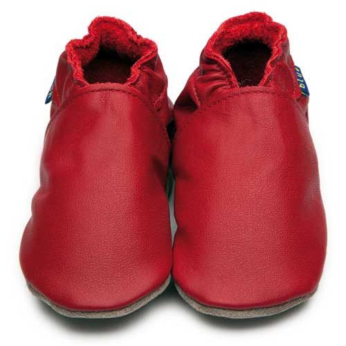 Baby Shoes Plain Red - Inch Blue - Shoes - Bmini | Design for Kids