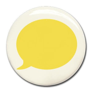 Magnet Yellow text bubble - Wonderwall - white board - Bmini | Design for Kids